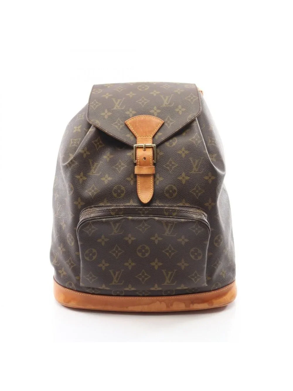 Louis Vuitton Backpack Montsouris GM Canvas Leather